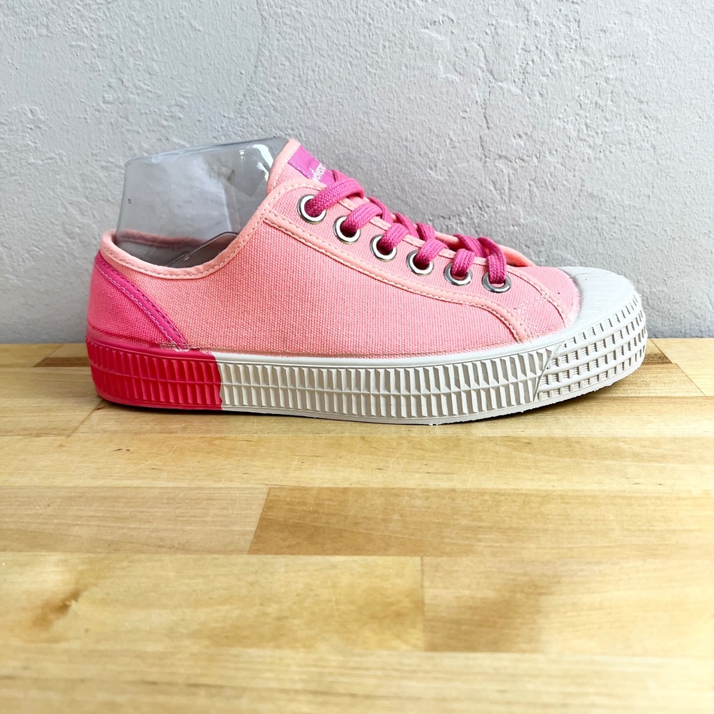 Novesta Sneakers Star Master Size 39 Pink Canvas Low Top Lace Up Shoes‎